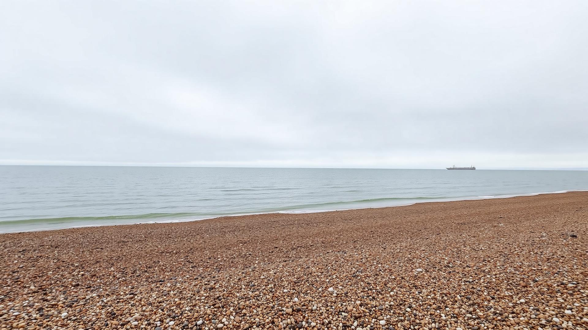 Eastbourne pebble beach